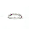 18k White Gold Ruby and Diamond Ring