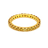 Canary Yellow Diamond Eternity Ring