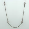 18” Stackable Diamond Necklace, 0.80 carat of diamonds