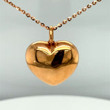 Reversible Rose Gold Heart Necklace